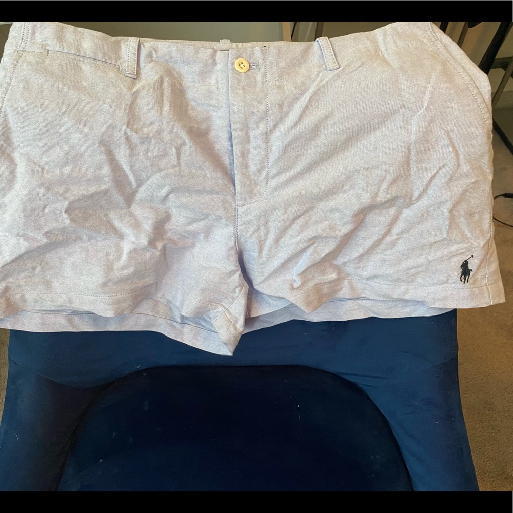 Polo light blue shorts